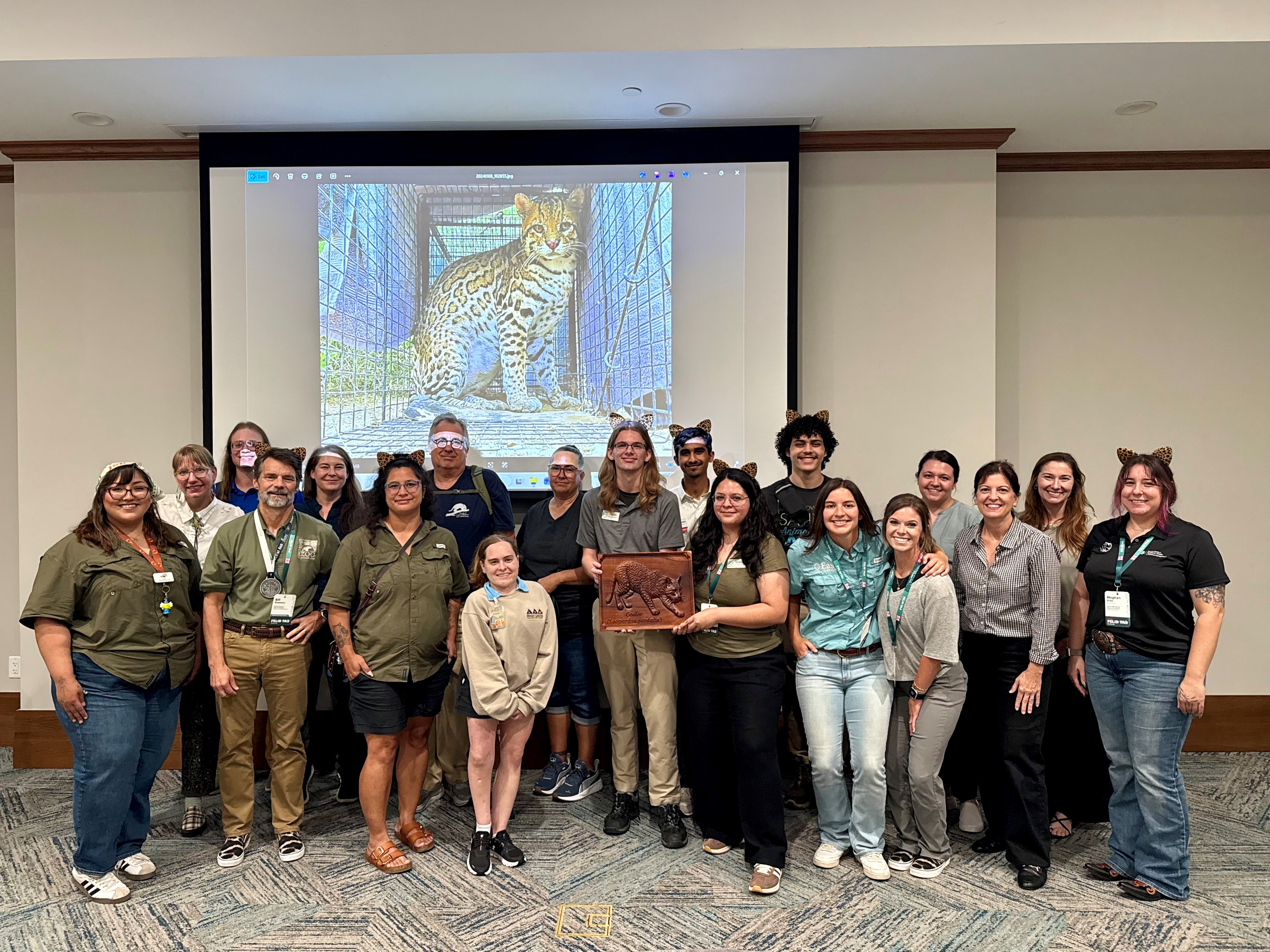 Nessy and Leanne attending Ocelot Workshop